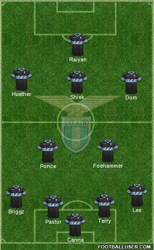 S.S. Lazio Formation 2016