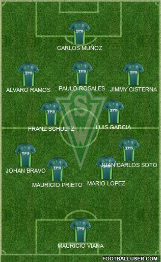 CD Santiago Wanderers S.A.D.P. Formation 2016