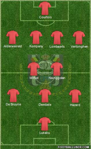 RSC Anderlecht Formation 2016