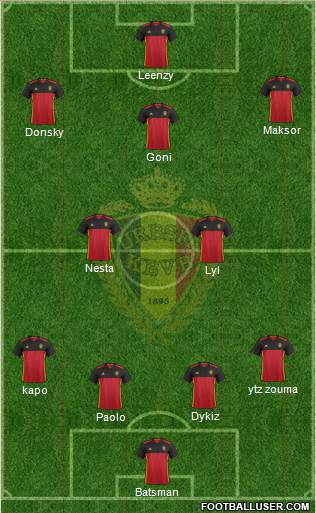 Belgium Formation 2016