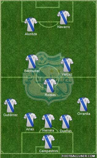 Club Puebla de la Franja Formation 2016