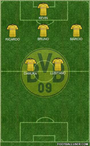 Borussia Dortmund Formation 2016