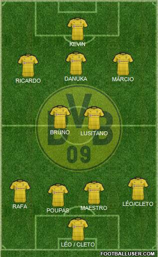 Borussia Dortmund Formation 2016