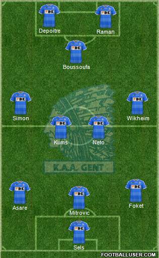 KAA Gent Formation 2016