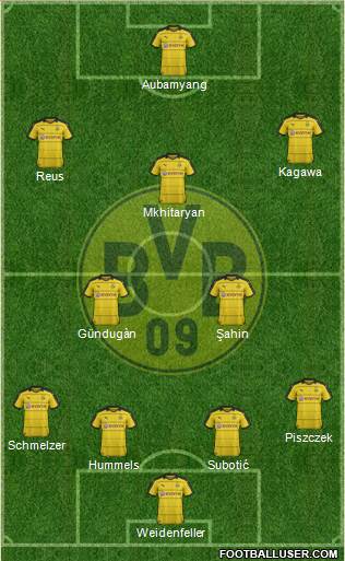 Borussia Dortmund Formation 2016
