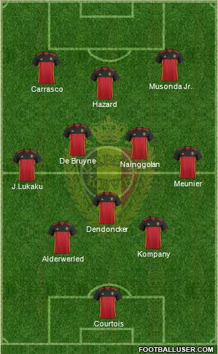 Belgium Formation 2016