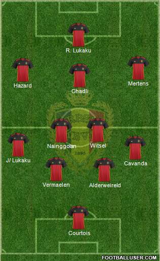 Belgium Formation 2016