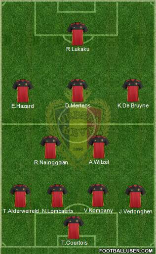 Belgium Formation 2016
