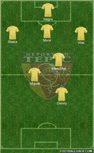 Club Deportivo Tepic Formation 2016
