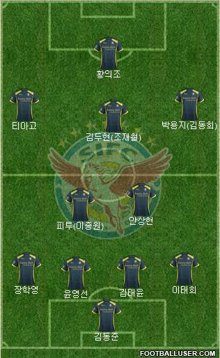 Seongnam Ilhwa Chunma Formation 2016