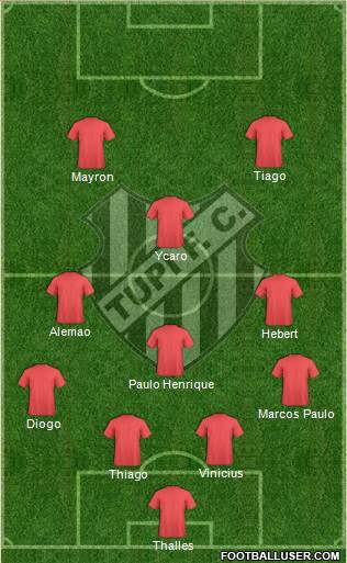 Tupi FC Formation 2016