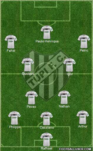 Tupi FC Formation 2016