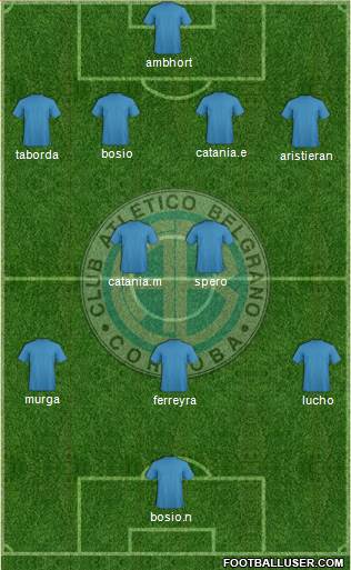 Belgrano de Córdoba Formation 2016