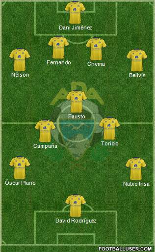 A.D. Alcorcón Formation 2016