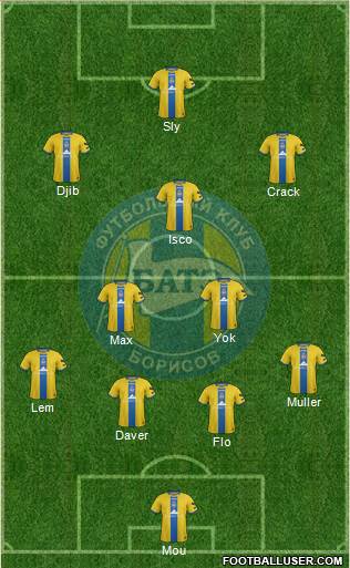 BATE Borisov Formation 2016