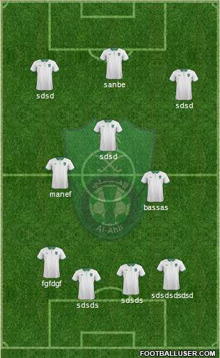 Al-Ahli (KSA) Formation 2016