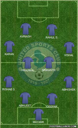 United Sports Club Formation 2016