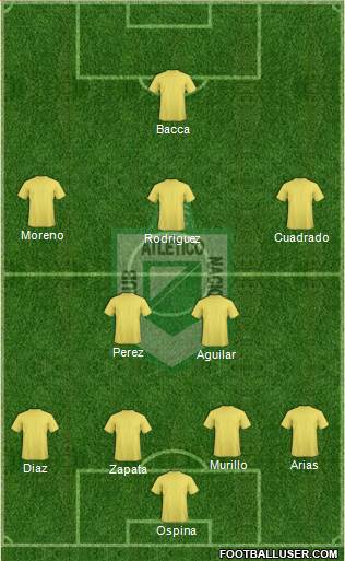 CDC Atlético Nacional Formation 2016