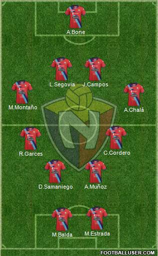 CD El Nacional Formation 2016