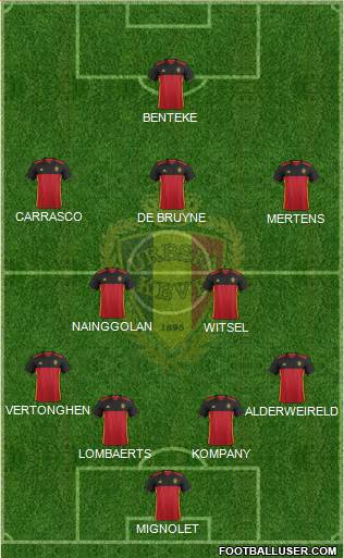 Belgium Formation 2016