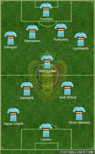 Belgium Formation 2016
