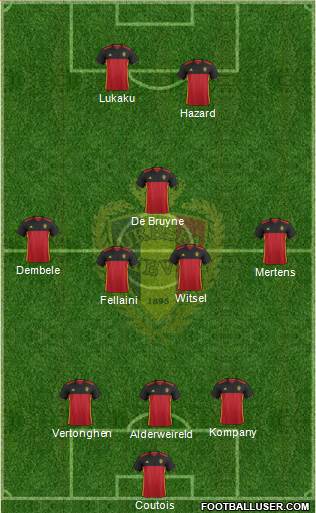 Belgium Formation 2016
