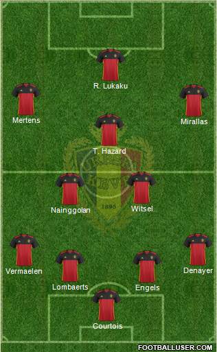 Belgium Formation 2016