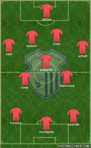 Ittihad Riadi de Tanger football formation