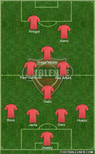 CD Ñublense S.A.D.P. football formation