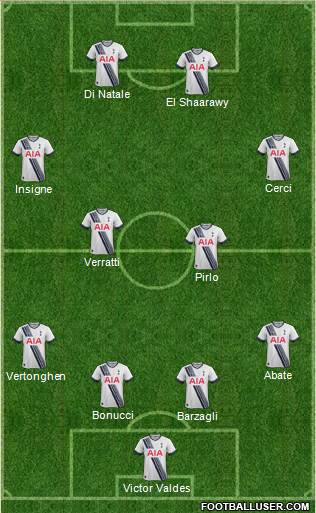 Tottenham Hotspur Formation 2016