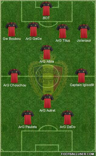 Belgium Formation 2016