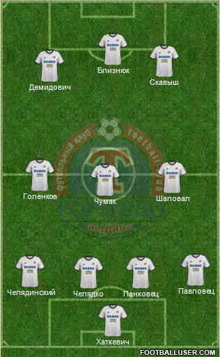Torpedo Zhodino Formation 2016