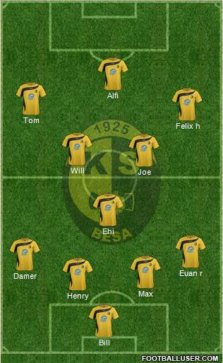 KS Besa Kavajë Formation 2016