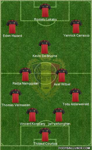 Belgium Formation 2016