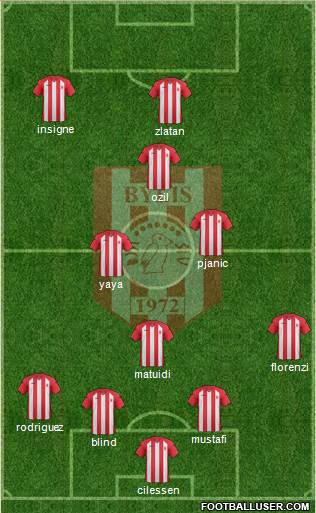 KS Bylis Ballsh 4-4-2 football formation