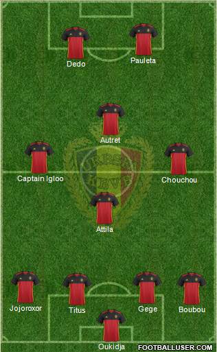 Belgium Formation 2016