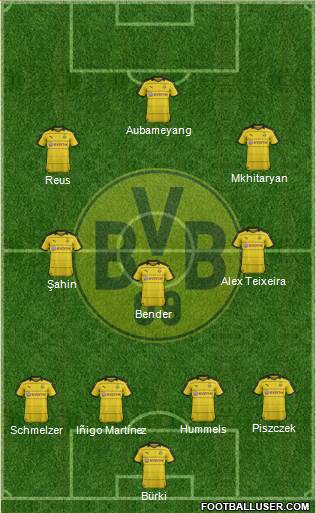 Borussia Dortmund Formation 2016