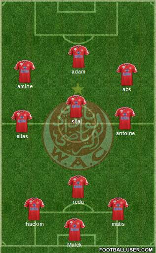 Wydad Athletic Club Formation 2016