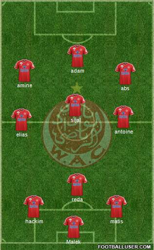 Wydad Athletic Club football formation