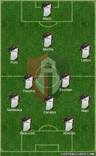 Club Deportivo Atlas Formation 2016