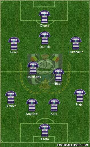 RSC Anderlecht Formation 2016