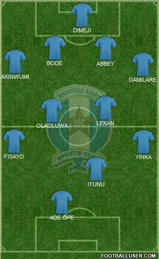 Shooting Stars SC of Ibadan Formation 2016