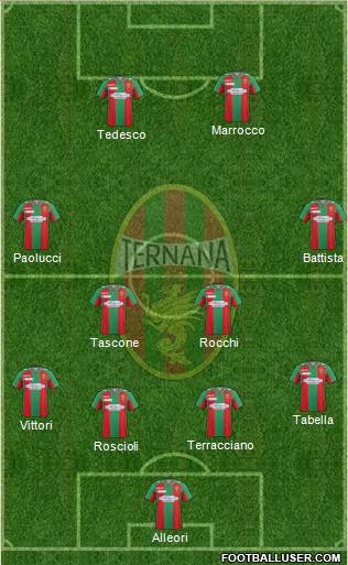 Ternana Formation 2016