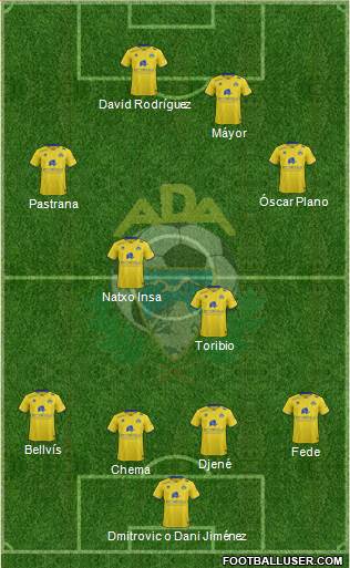 A.D. Alcorcón Formation 2016