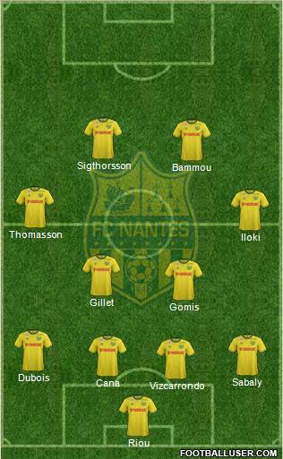 FC Nantes Formation 2016