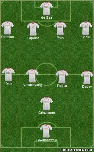 Manchester United Formation 2016