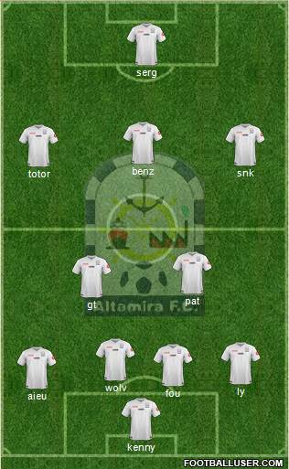 Club Altamira F.C. Formation 2016