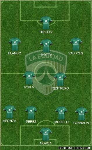 CD La Equidad Formation 2016