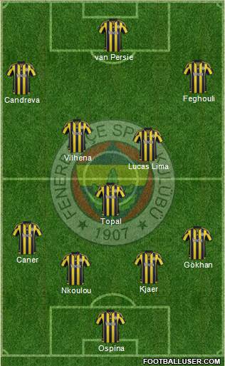 Fenerbahçe SK Formation 2016