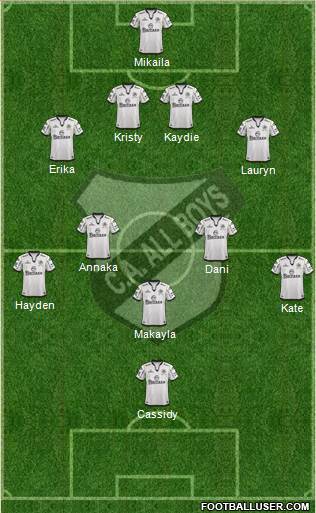 All Boys Formation 2016